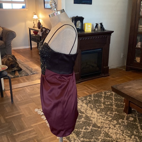 NWOT Mignon Bergdof Goodman in NY stunning couture mini dress! Gorgeous! - Picture 8 of 12